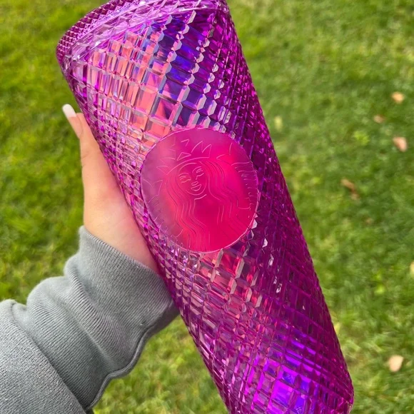 SOLD🌷💐 STARBUCKS pink magenta Valentine’s Day jeweled taffy tumbler ✨ - Picture 10 of 17